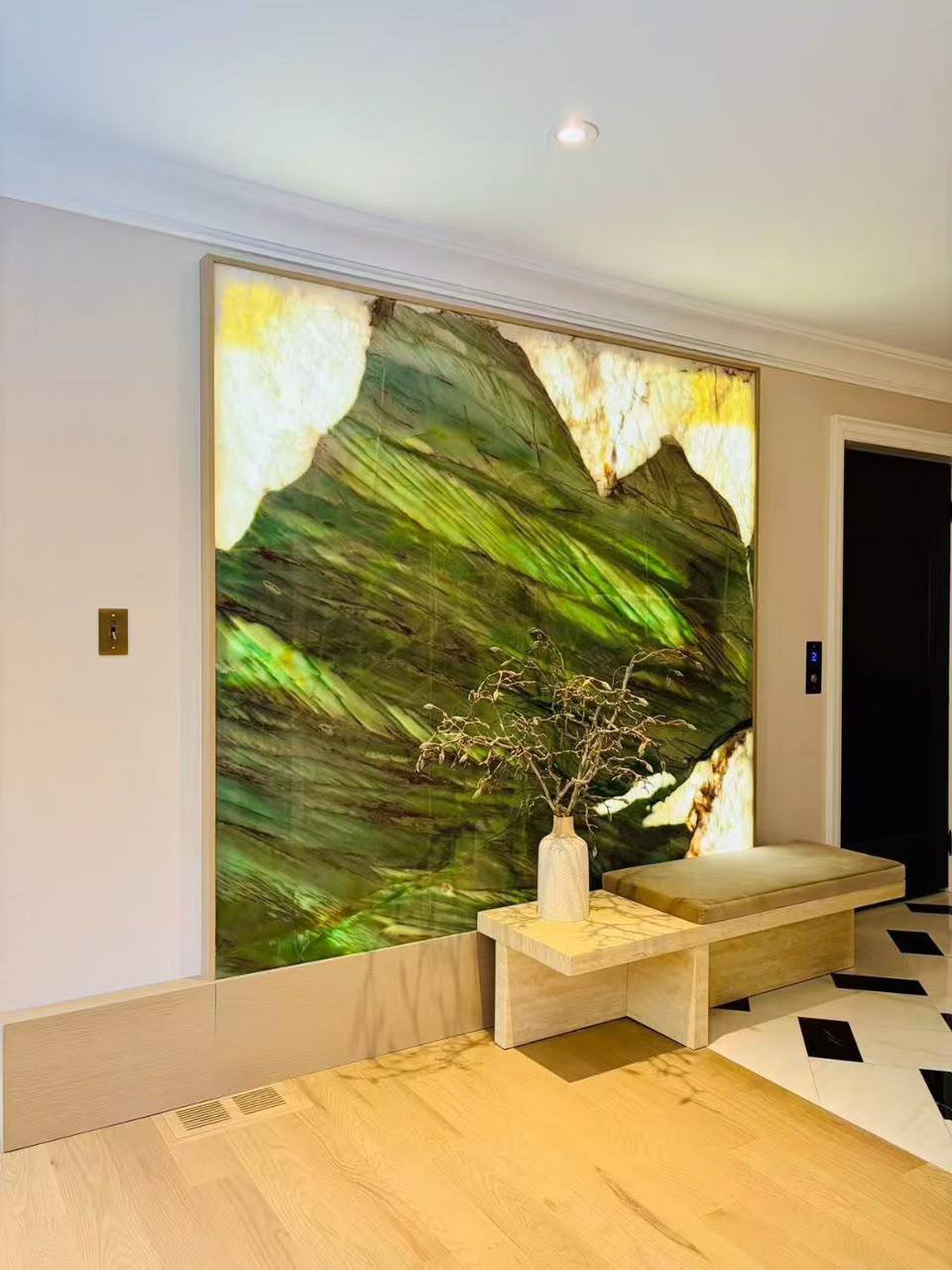 Backlit Stone Panels & Walls