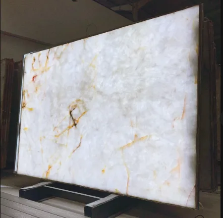 Cristallo Quartzite — at the partner mill