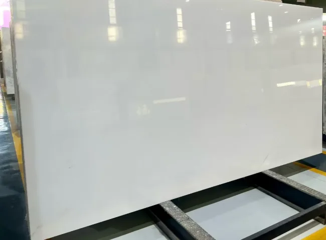 Han White (Hanbaiyu) Marble — at the partner mill
